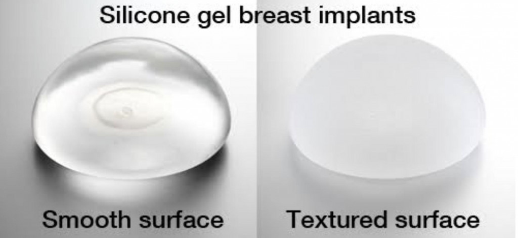 breast implant surface texture